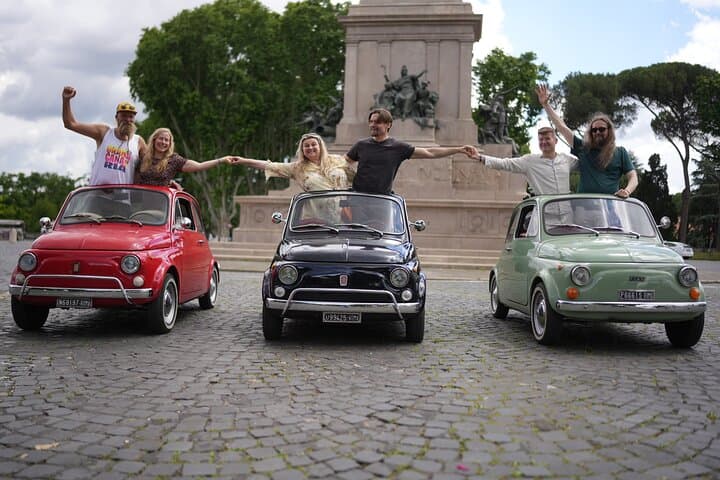 Fiat 500 Classic Tour of Rome with Photoshoot