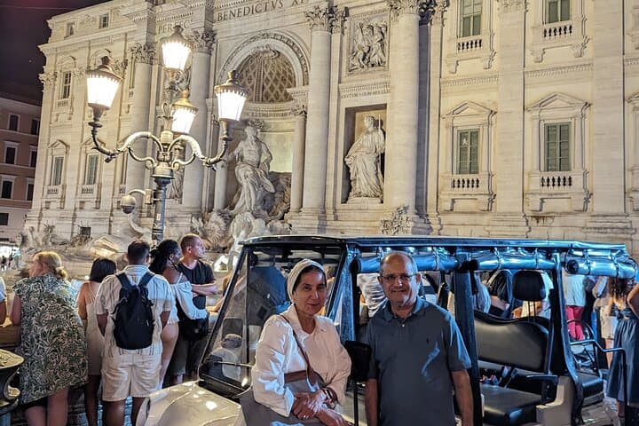 Rome Highlights by private Golf Cart: The best City Tour