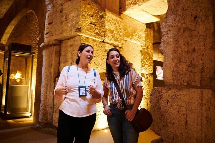 Rome: Private Colosseum, Arena and Underground Tour with Pick-Up