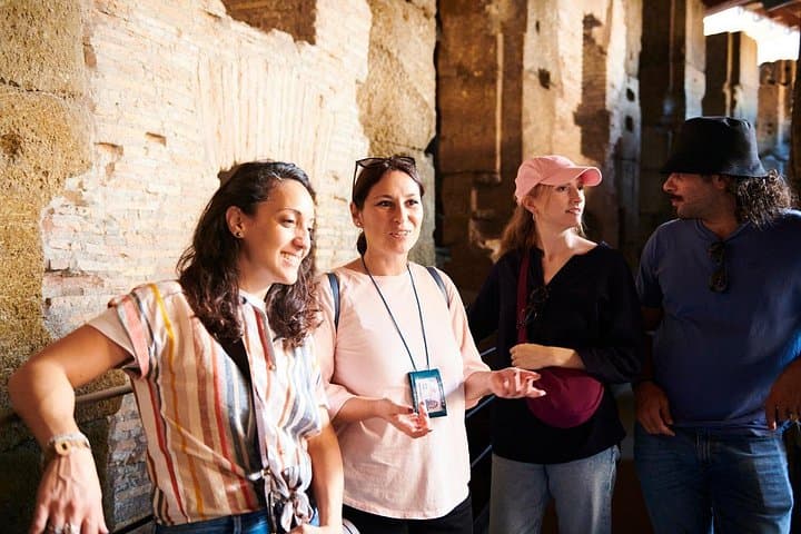 Rome: Private Colosseum, Arena and Underground Tour with Pick-Up