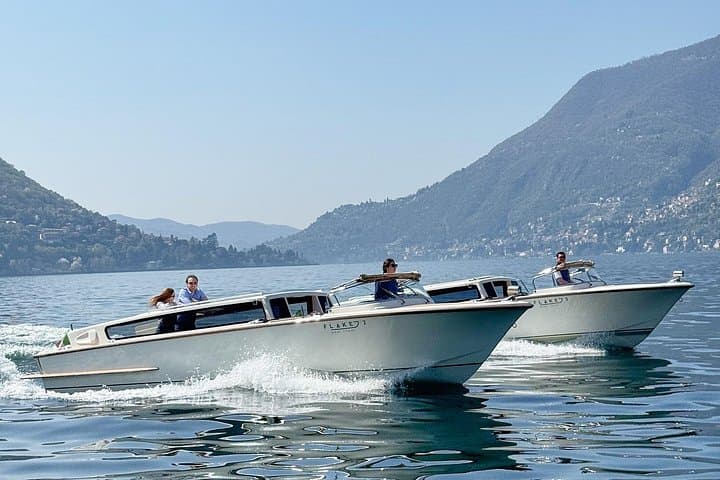 Boat Tour Lake Como Venetian Taxi from 1 to 7h
