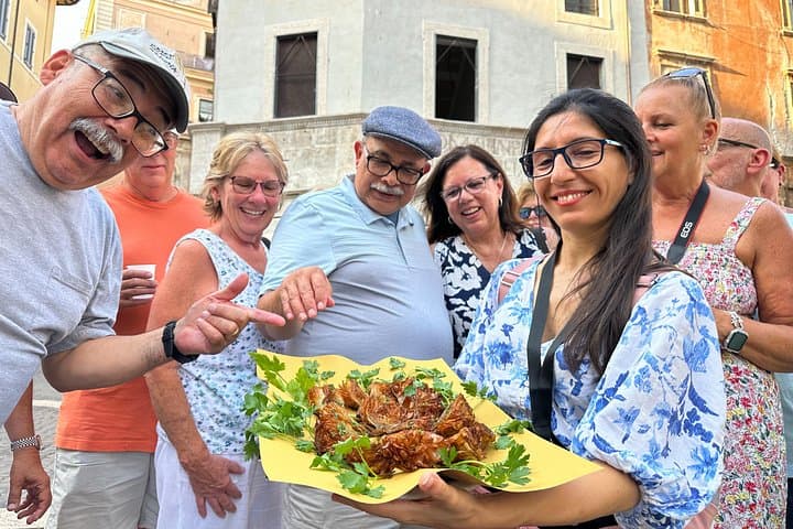 Eat and Visit Rome City Street Food Tour with Local Expert