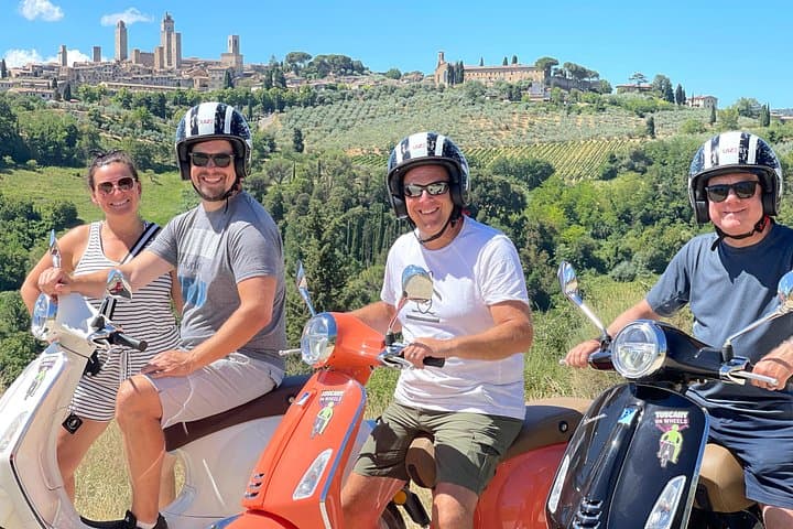 Tuscany Vespa tour from San Gimignano