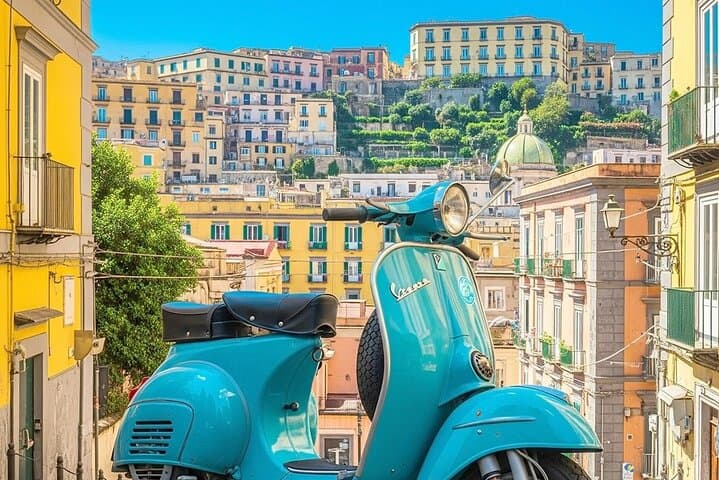 Audioguided Vespa Tour of Naples (Vespa with driver)