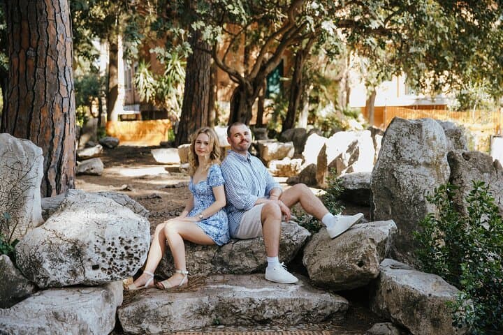 Engagement photoshoot by our local photographer in Taormina
