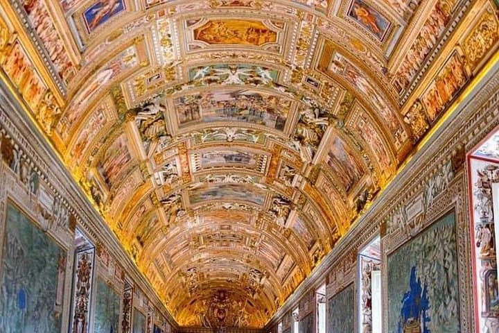 Experience the serene and awe-inspiring interiors of the Vatican museums, filled with artistic and historical wonders