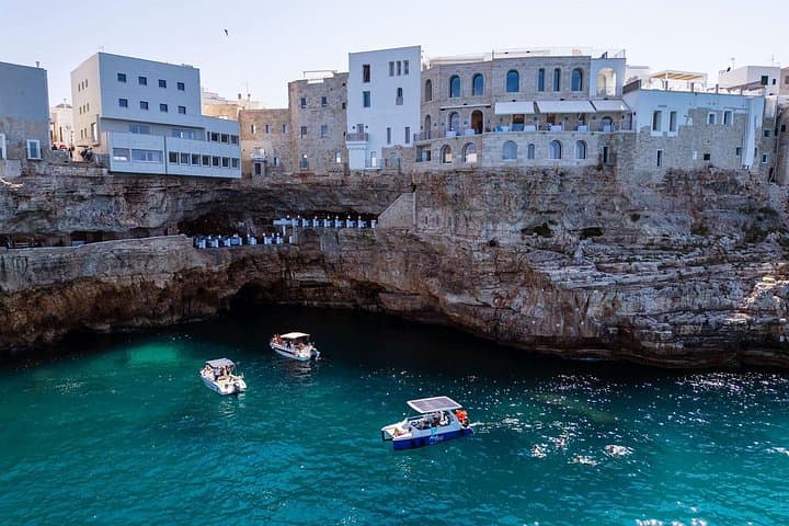 Polignano a Mare : Caves, Prosecco and Swimming Boat Tour