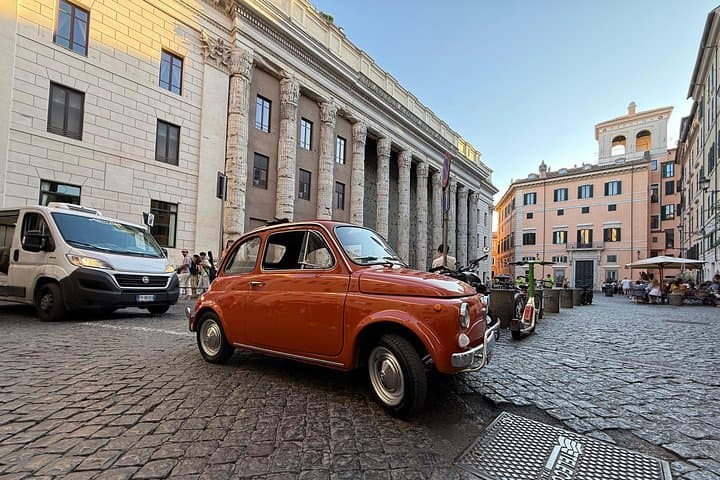 Rome in a Vintage Fiat 500, La Dolce Vita Photo Experience