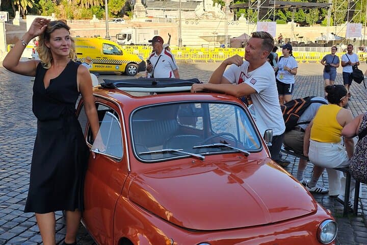 La Dolce Vita Fiat 500 Tour in Rome