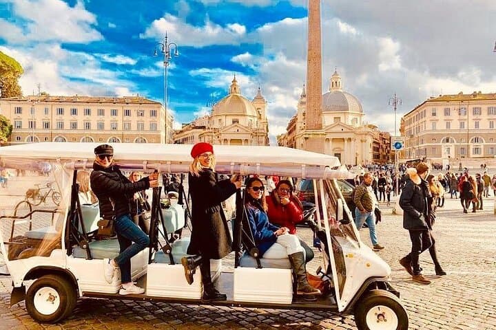 Rolling Rome Golf Cart Tour: City Highlights Shared Experience
