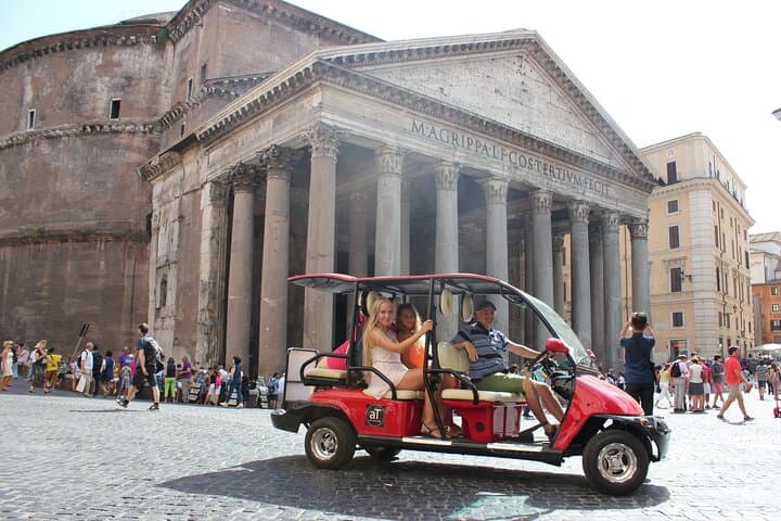 Rolling Rome Golf Cart Tour: City Highlights Shared Experience