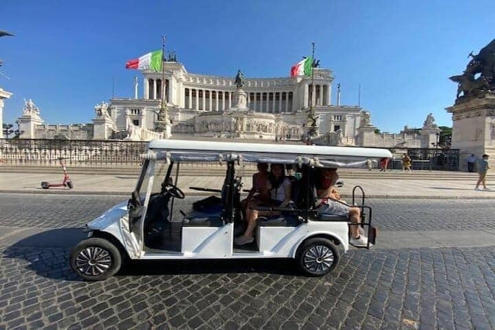 Rolling Rome Golf Cart Tour: City Highlights Shared Experience