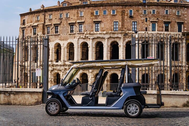 Private Golf Cart Tour of Rome with Wine Tasting & Hotel Pick-Up