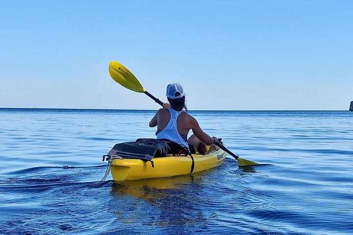 Alghero Kayak Tour in Porto Conte Park with Aperitif