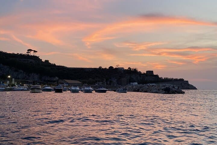 sunset in sorrento coast