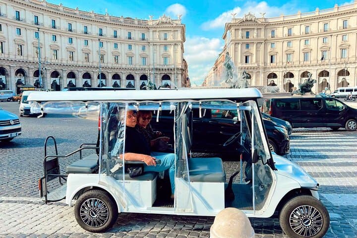 Rome: Private and Personalized Golf Cart Tour with Gelato