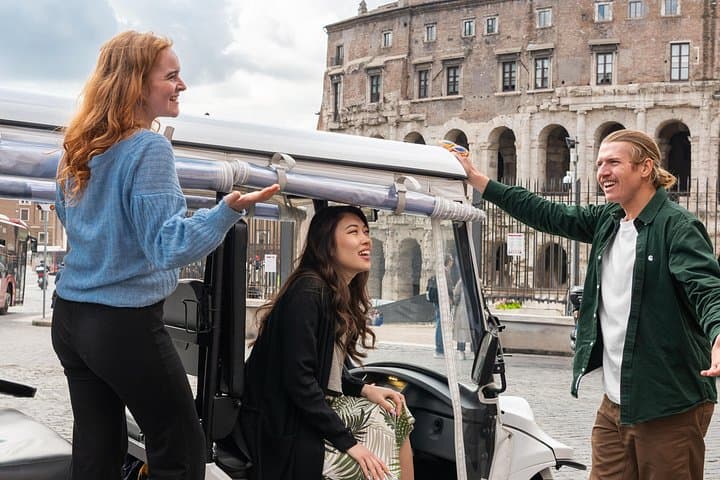 Rome Golf Cart Tour with Local Driver