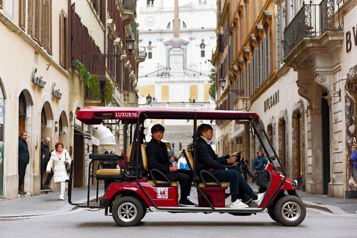 Rome: City Highlights Golf Cart Tour