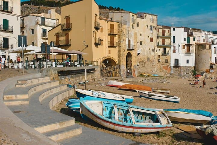 Palermo: Cefalù & Monreale Day Trip with Free Time or Boat Tour