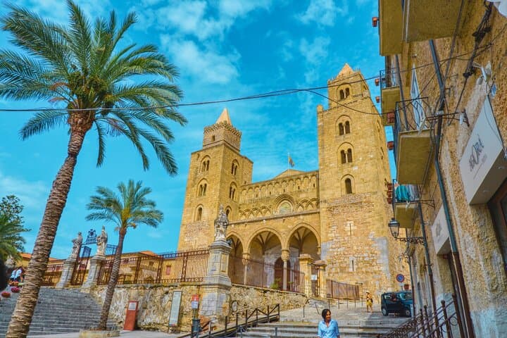 Palermo: Cefalù & Monreale Day Trip with Free Time or Boat Tour