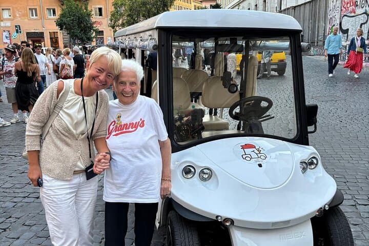 Rome Golf Cart Tour : Half-Day Private or Small Group Sightseeing