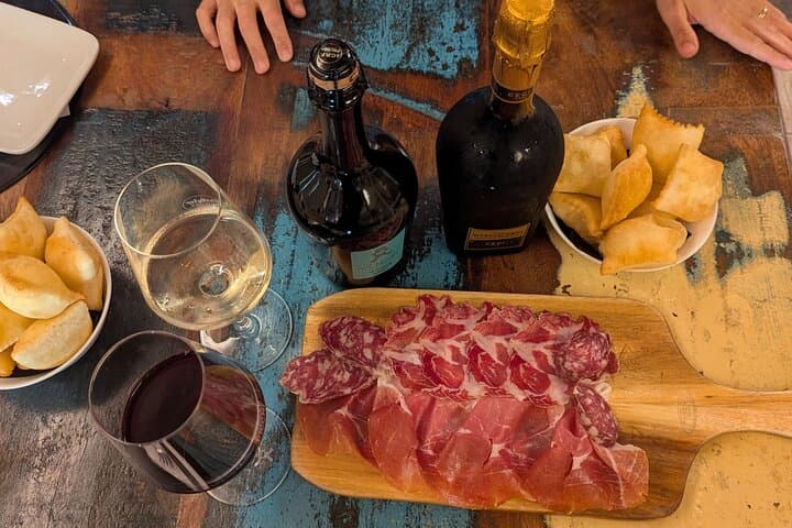 Food pairings includes Parmesan and Parma ham