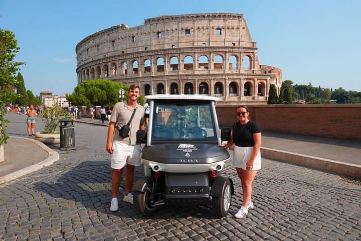 Rome: VIP Golf Cart, Trevi Skip-the-Line, Gelato & Supplì