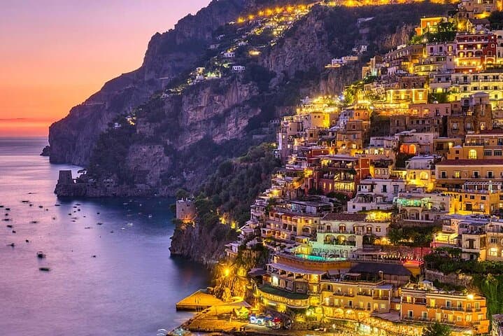 Tour to Positano and Sorrento from Salerno