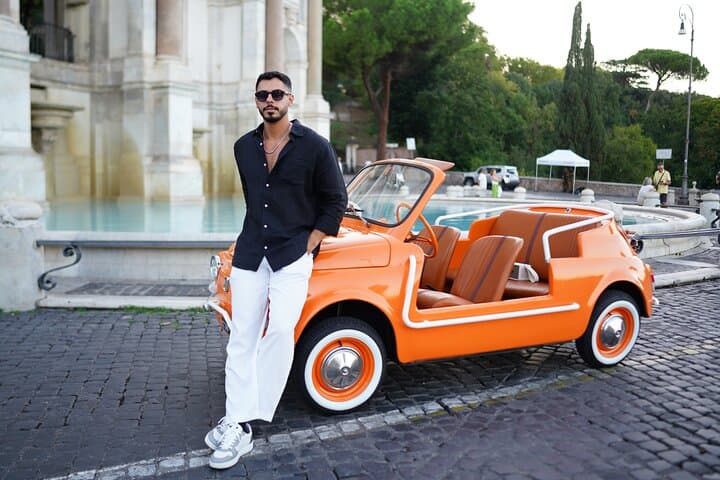 Private Convertible Fiat 500 Tour of Rome with Photoshoot