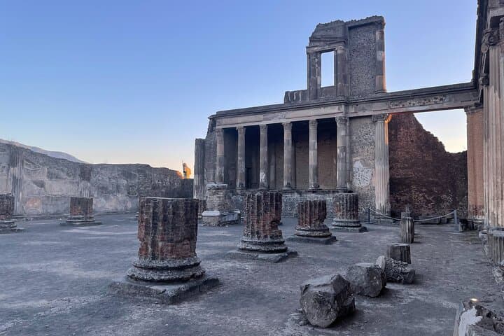 From Naples Shared Guided Tour of Pompeii with Wine Tasting