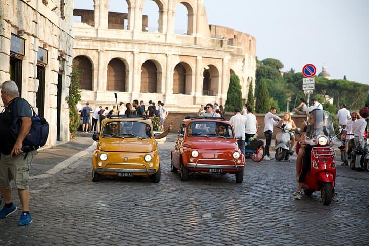 Fiat 500 Classic Tour of Rome with Photoshoot
