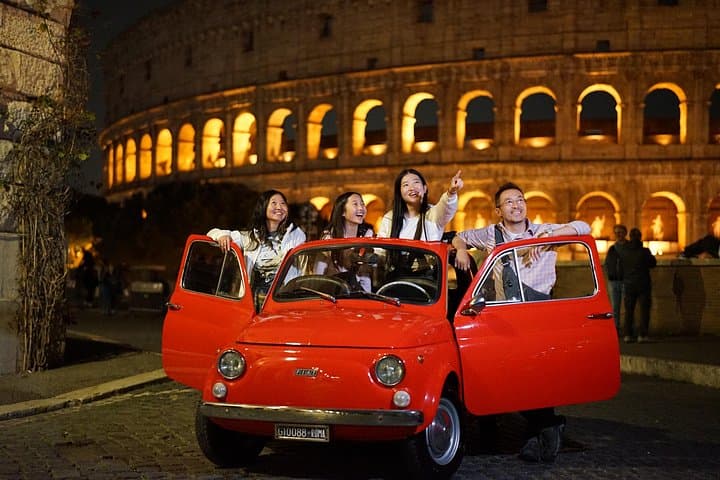 Fiat 500 Classic Tour of Rome with Photoshoot