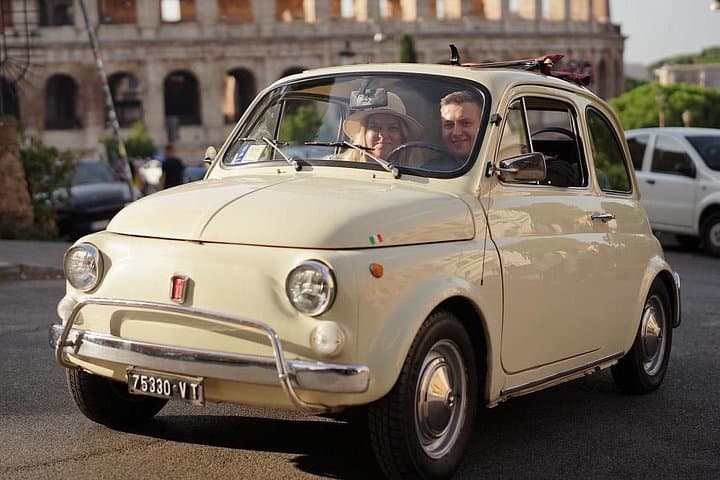 Fiat 500 Classic Tour of Rome with Photoshoot