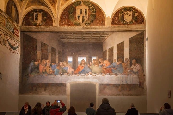 Last Supper English Guided Tour Ticket and Guidebook