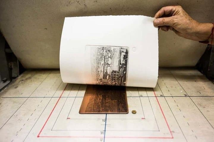Etching Workshop Experience with Local Craftsman in Florence