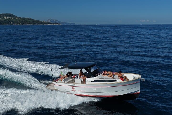Sorrento to Capri private Tour by a luxury boat