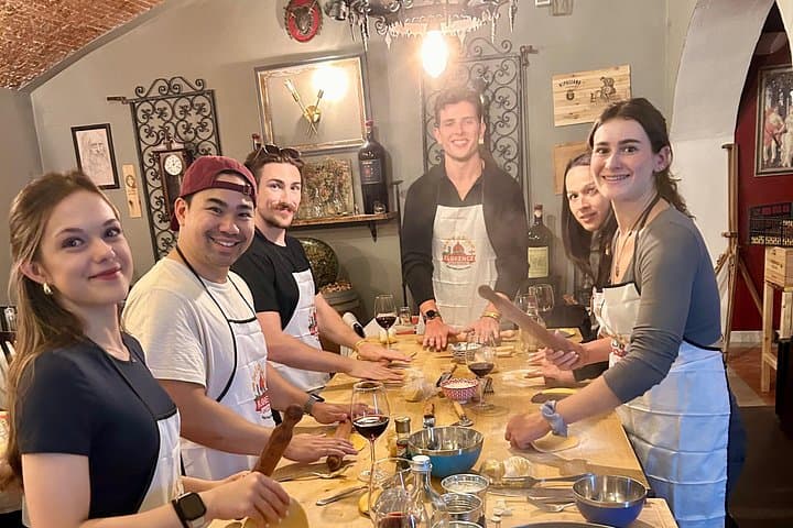 Fresh Pasta Class in Florence with unlimited Wine