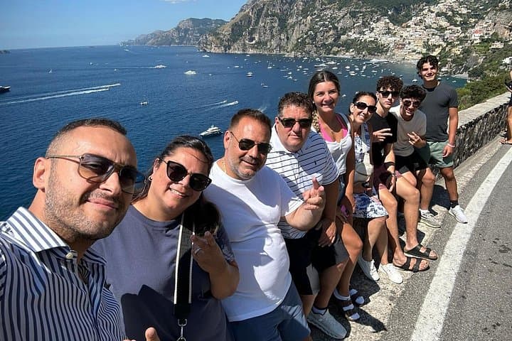 From Naples & Salerno: Tour of Amalfi Coast Sorrento, Pompeii
