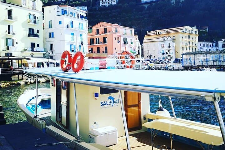 Sorrento Coast Boat Tour with Swimming Stops