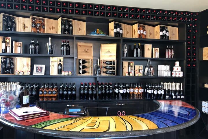 Wine tasting bottles