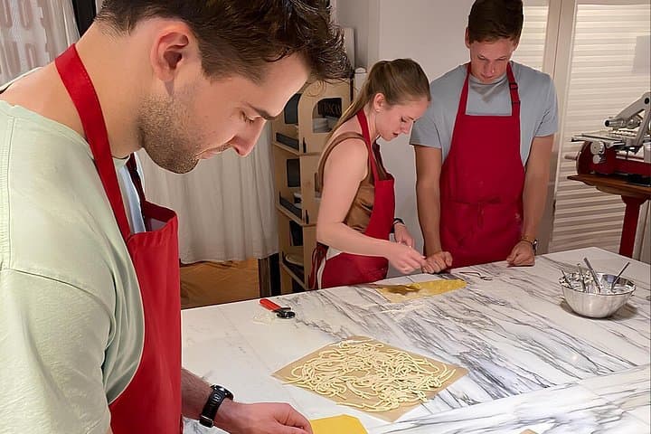 Florence Small-Group Pasta Class Seasonal Ingredients with Wine