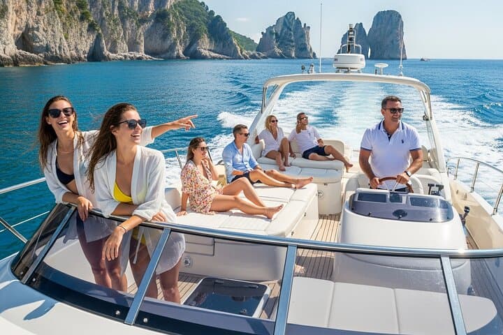 Capri in a Day: Boat Tour + City Visit + Free Bar + Brunch