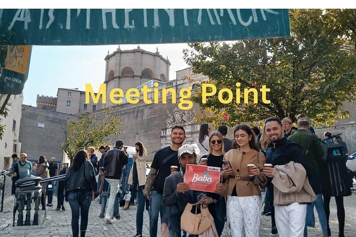*Meeting Point:* Viale Vaticano 100, in front of *Caffè Vaticano*. Please arrive 15 minutes early.
