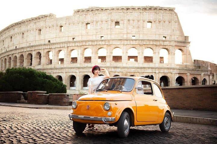 Rome Fiat 500 Tour With Photoshoot Option
