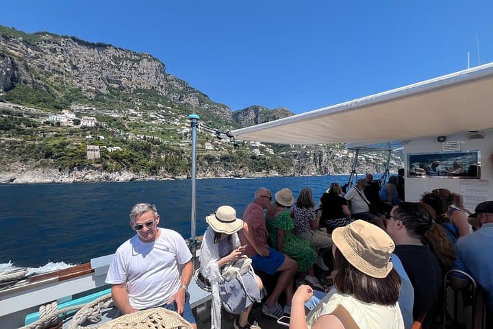 Amalfi Coast Adventure: Coastal Drive & Boat Cruise from Salerno