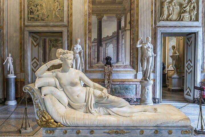 Rome: Borghese Gallery Entry Ticket with Audio Guide App