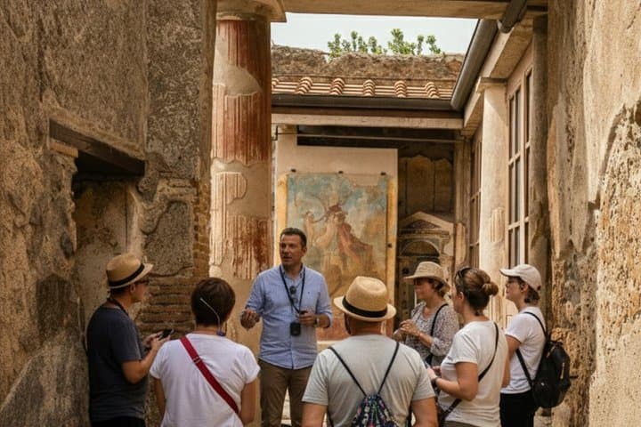 Pompeii Guided Tour & Lunch with Superior Wine Tasting