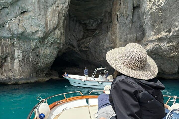 Capri 3 Hour Shared Boat Tour with Swimming and Snacks