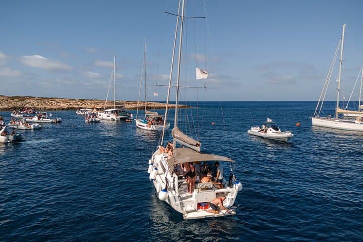 Egadi Sail Boat Tour to Favignana and Levanzo from Trapani