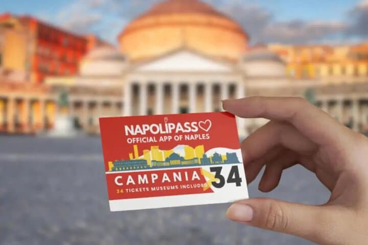 Napolipass Full 34 ticket + Audioguide Mann Pompeii Royal Palace Caserta